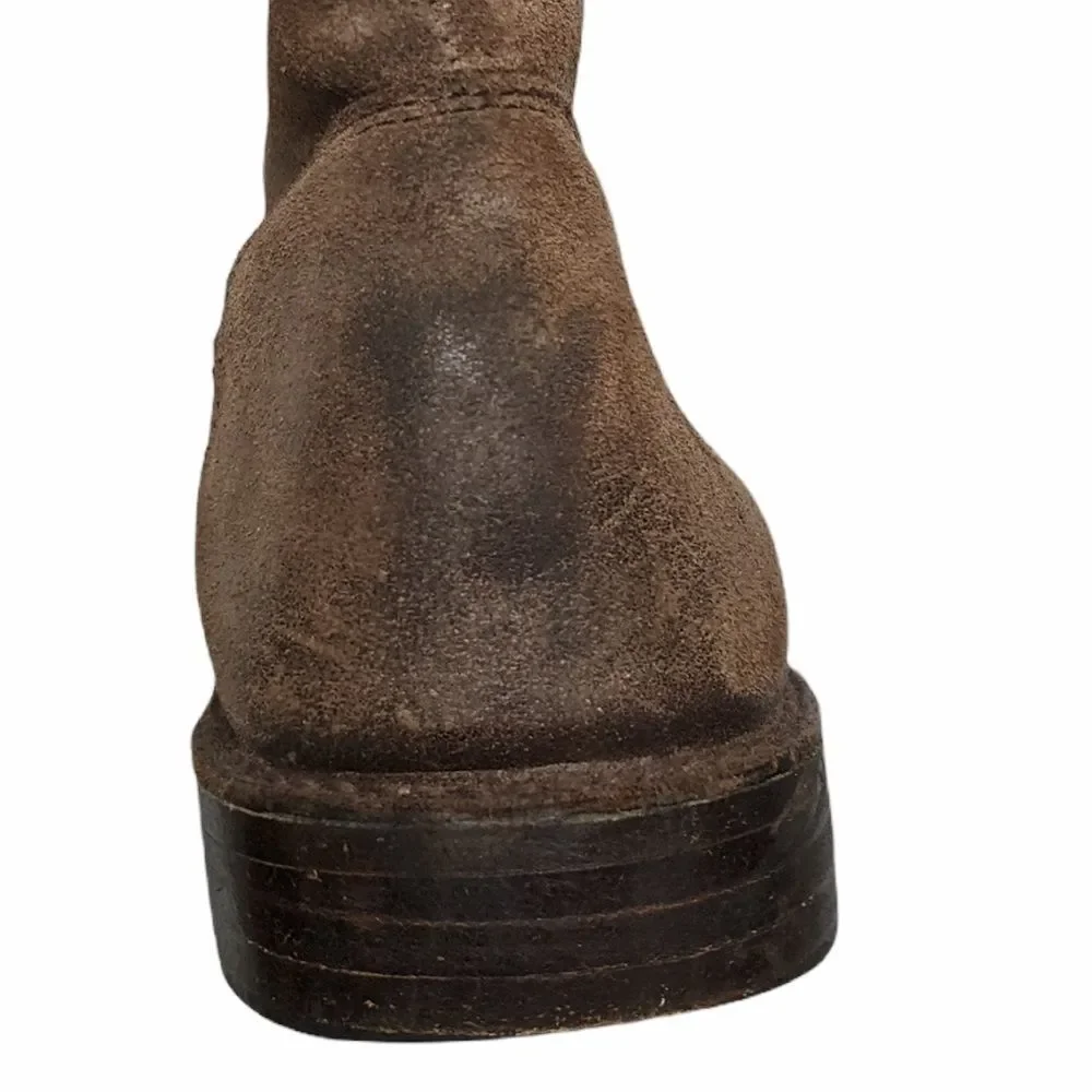 FRYE Shirley Over the Knee Leather Boots 6